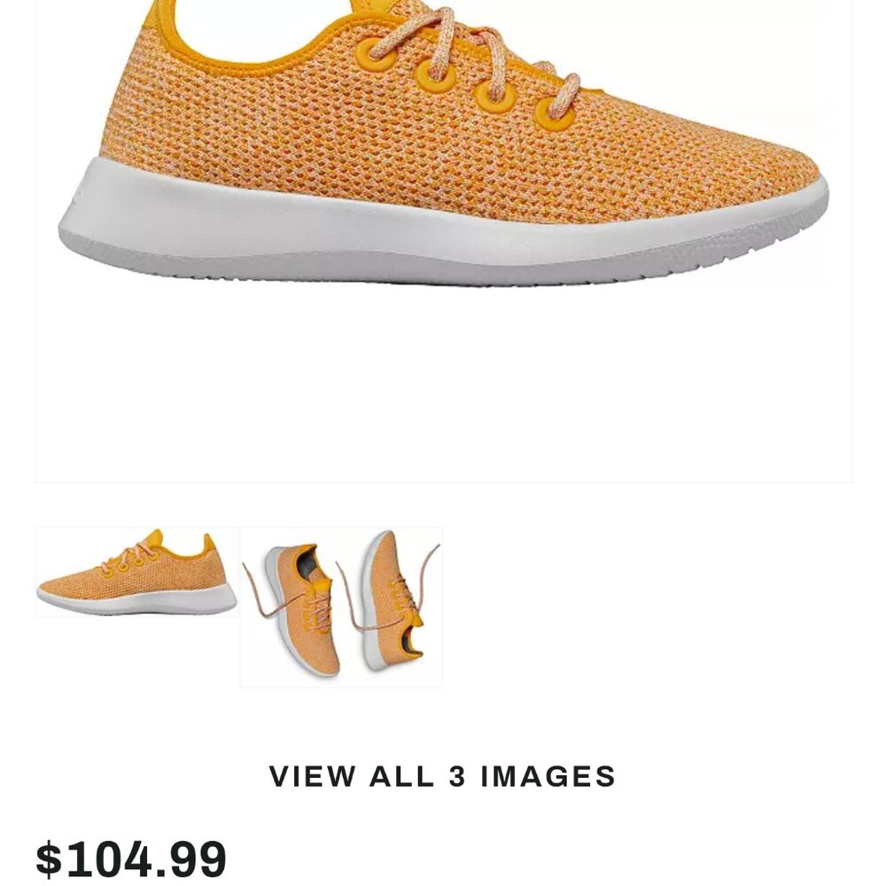 Allbirds Tree Runner Shoes - yellow/gold